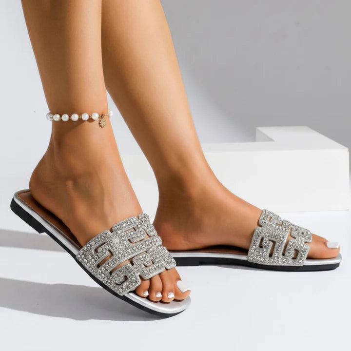 MONACO CRYSTAL SANDALS