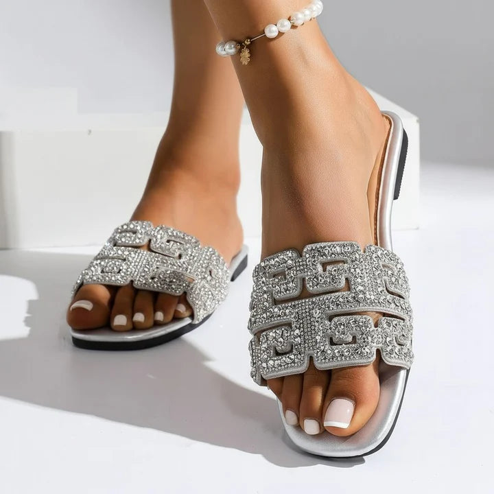 MONACO CRYSTAL SANDALS