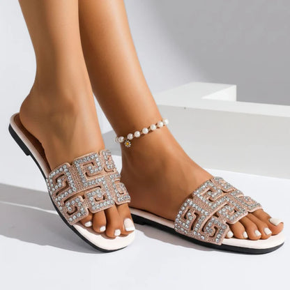 MONACO CRYSTAL SANDALS