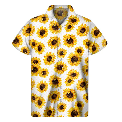 SUNFLOWER BUTTON UP SHIRT