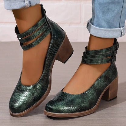 NOIR WRAP HEEL