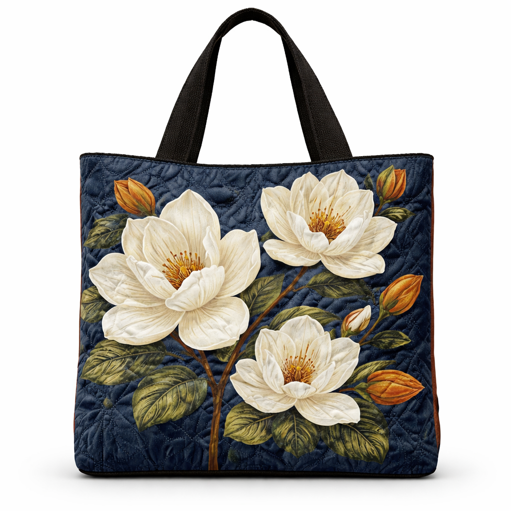 FLORAL QUILTED TOTE
